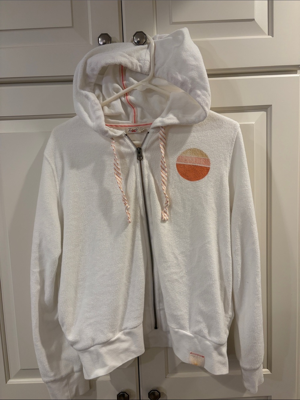 Faherty Zip Up Hoodie size L